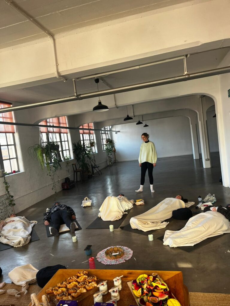 breathwork workshop for workplace stress with clare pritchard